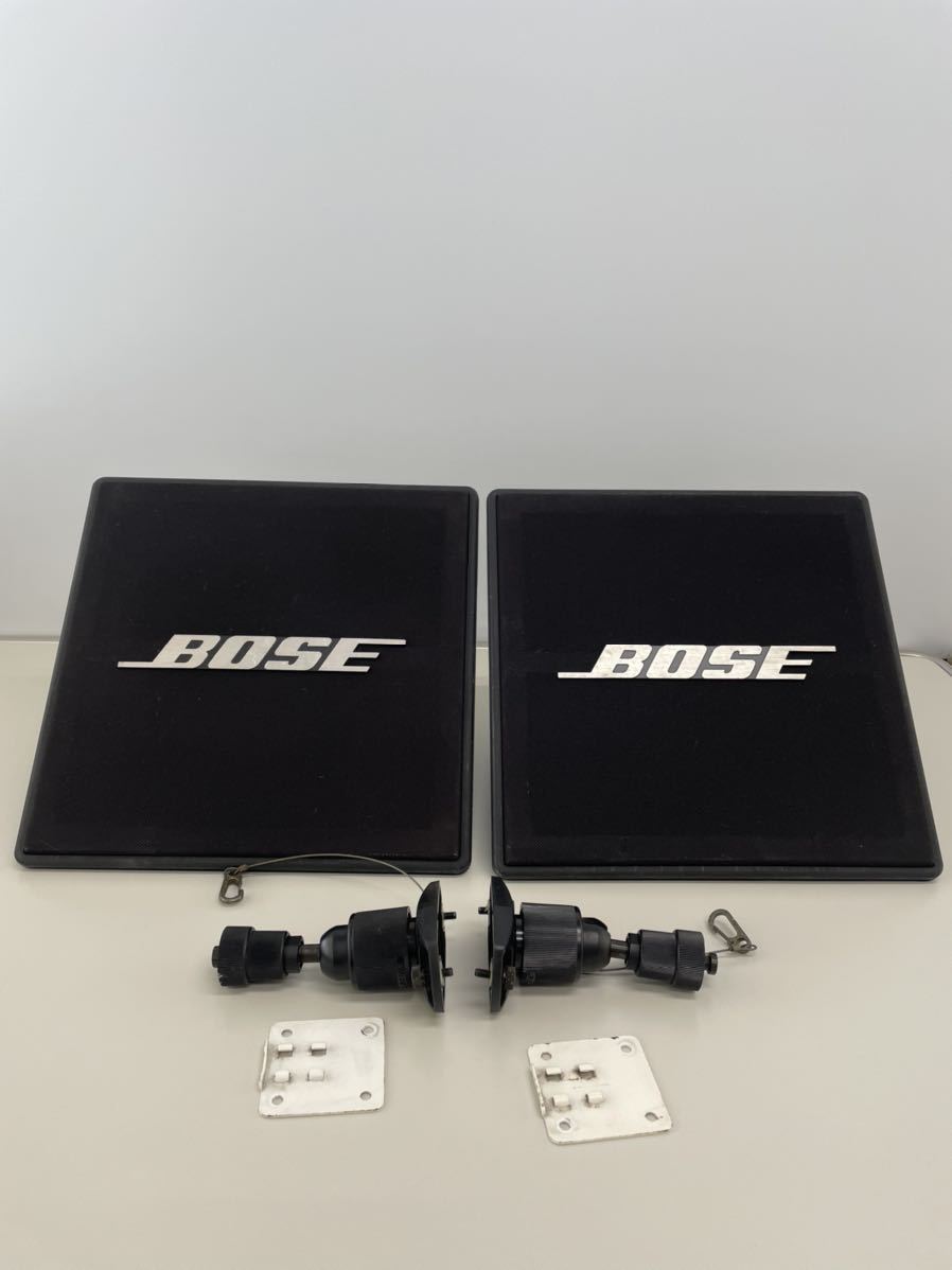 BOSE ボーズ 111PYB スピーカー 2台 配線、留め具付き オーディオ機器 