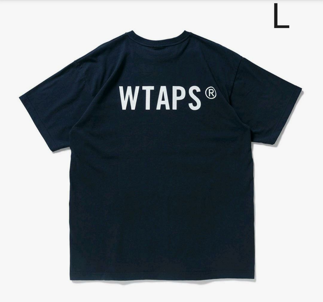 WTAPS STANDART / SS / COTTON Tシャツ L NAVY 新品即決 国内正規品 送料無料