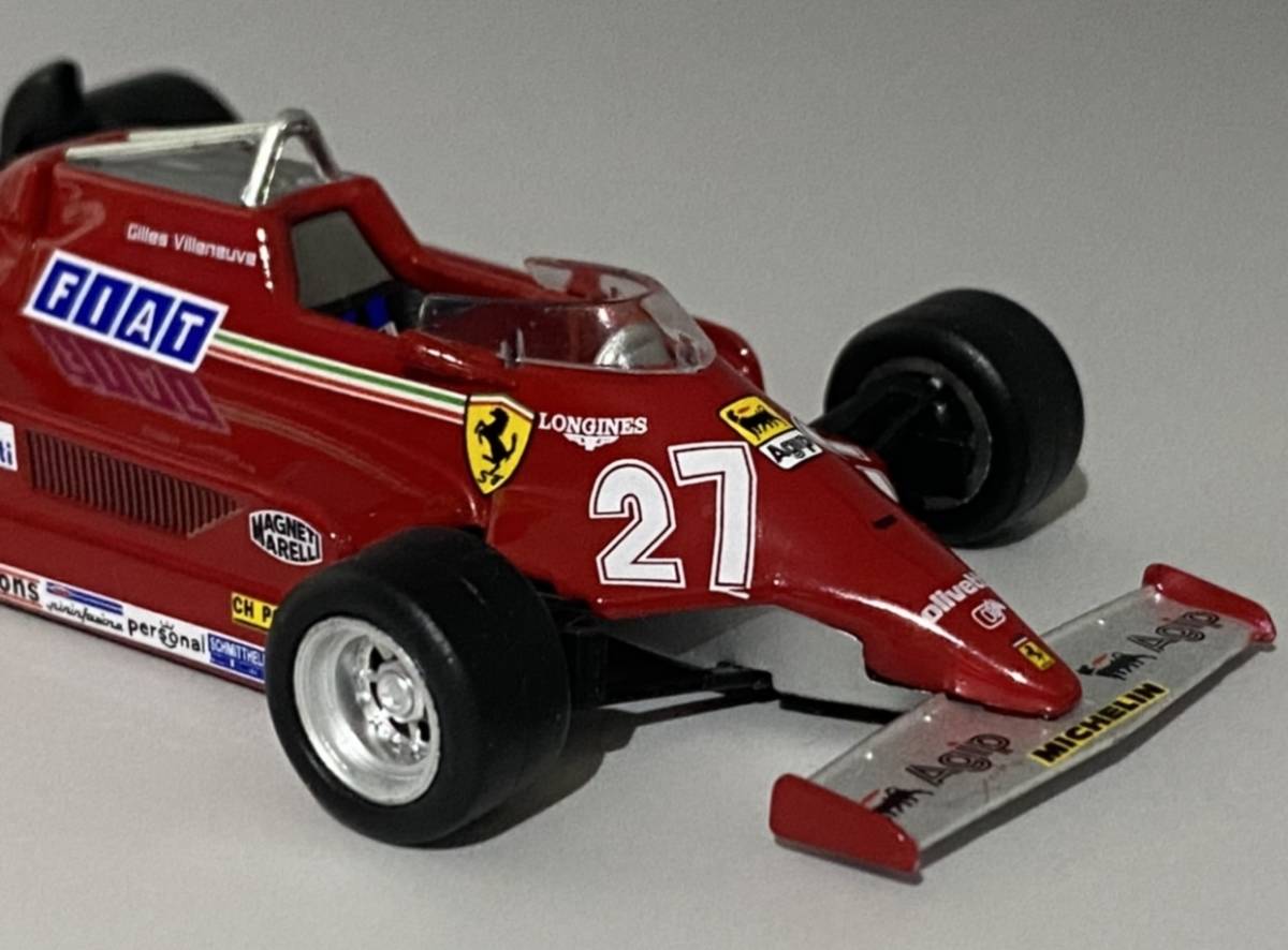 1/43 Ferrari 126CK 1981 Gilles Villeneuve #27 ◆ 7位 1981 FIA F1 World Championship ◆ フェラーリ - アシェット_画像8