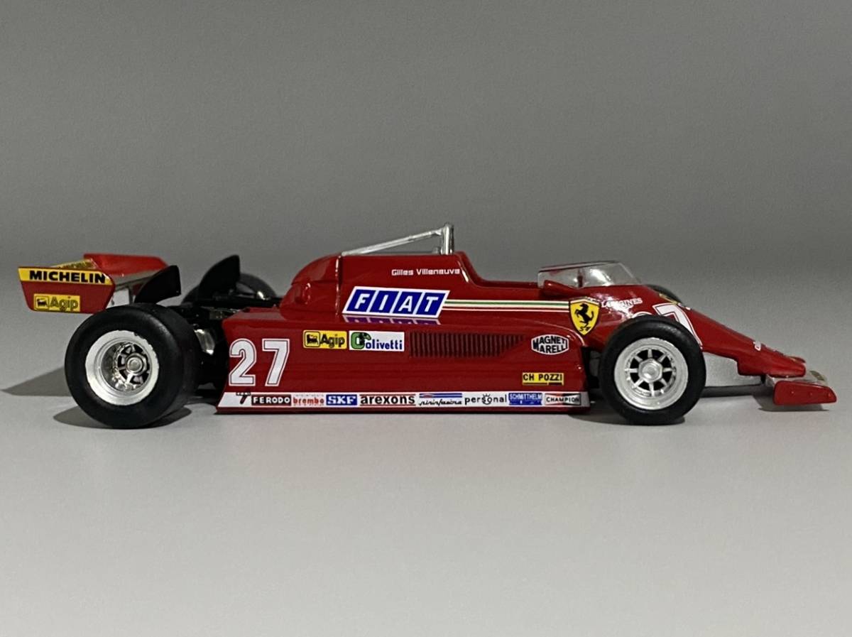 1/43 Ferrari 126CK 1981 Gilles Villeneuve #27 ◆ 7位 1981 FIA F1 World Championship ◆ フェラーリ - アシェット_画像7