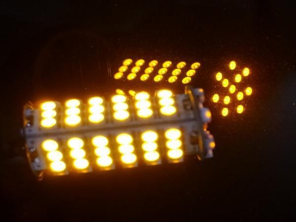 LED 3156 シングルバルブ オレンジ 102SMD 12V バルブ 交換球 1個 1球 黄色 アンバー ウィンカー US車用 送料無料_画像2