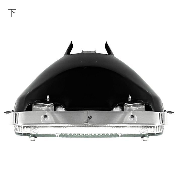 送料込 シボレー GMC ユーコン サバーバン 角目 角灯 ヘッドライト ハウジング ブラケット ランプ 1個 単体 左右兼用 ランプ フレーム_画像7
