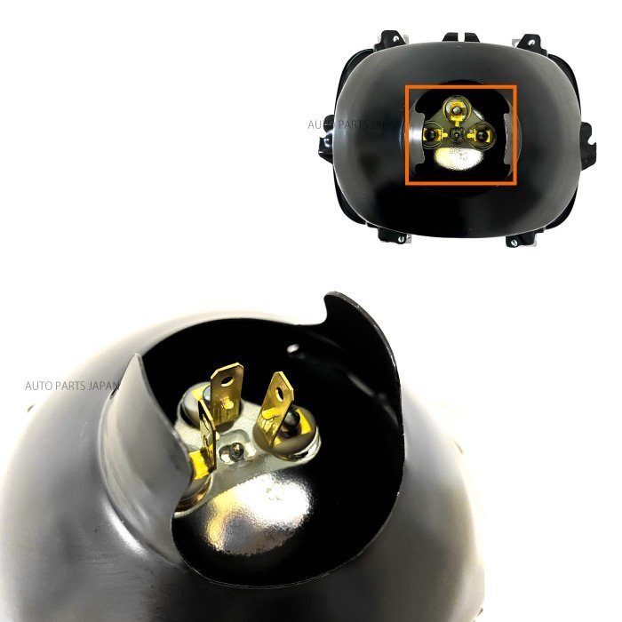 送料込 シボレー GMC ユーコン サバーバン 角目 角灯 ヘッドライト ハウジング ブラケット ランプ 1個 単体 左右兼用 ランプ フレーム_画像9