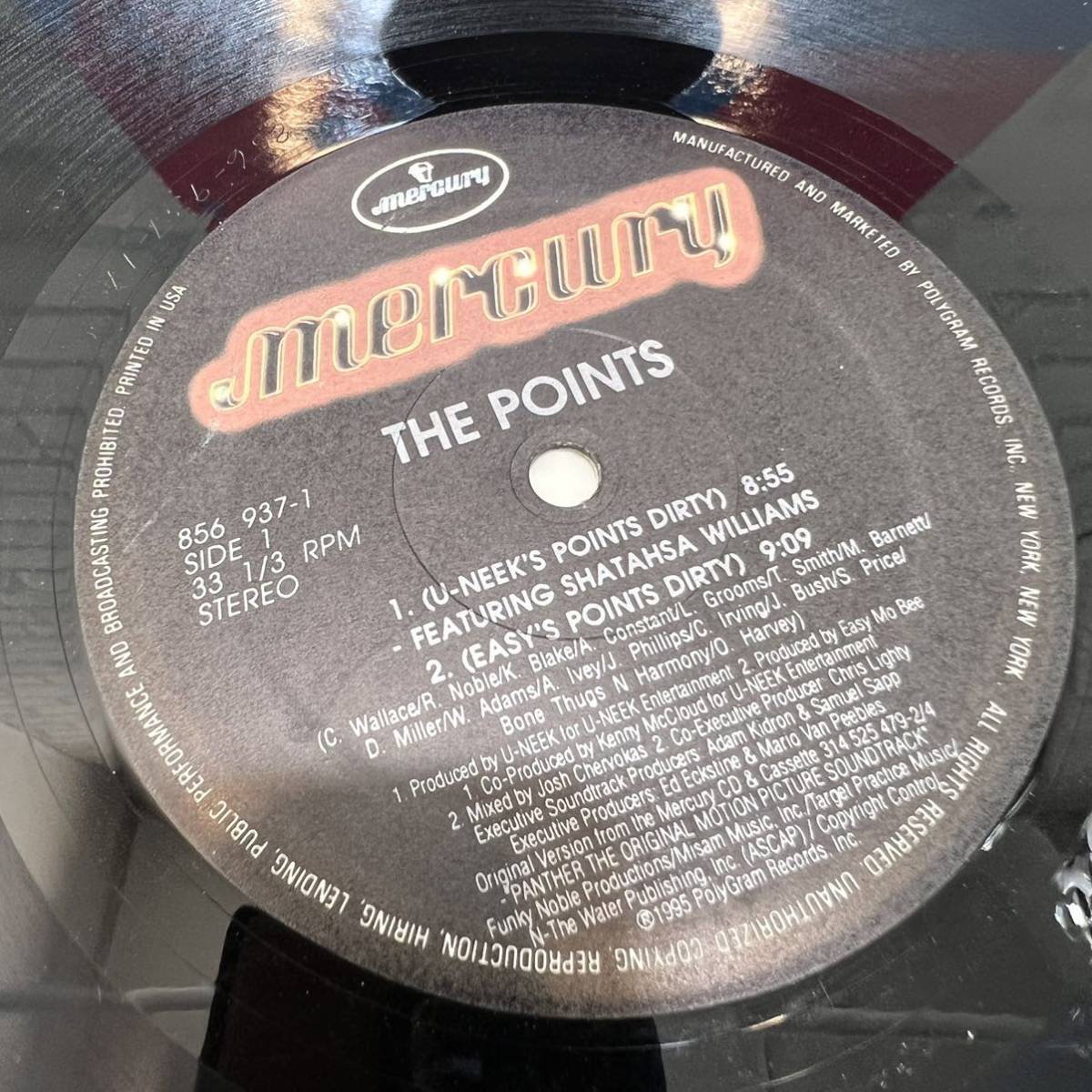 美品 レコード盤 LP mercury The Notorious B.I.G. & Redman - The Points [1995]_画像4