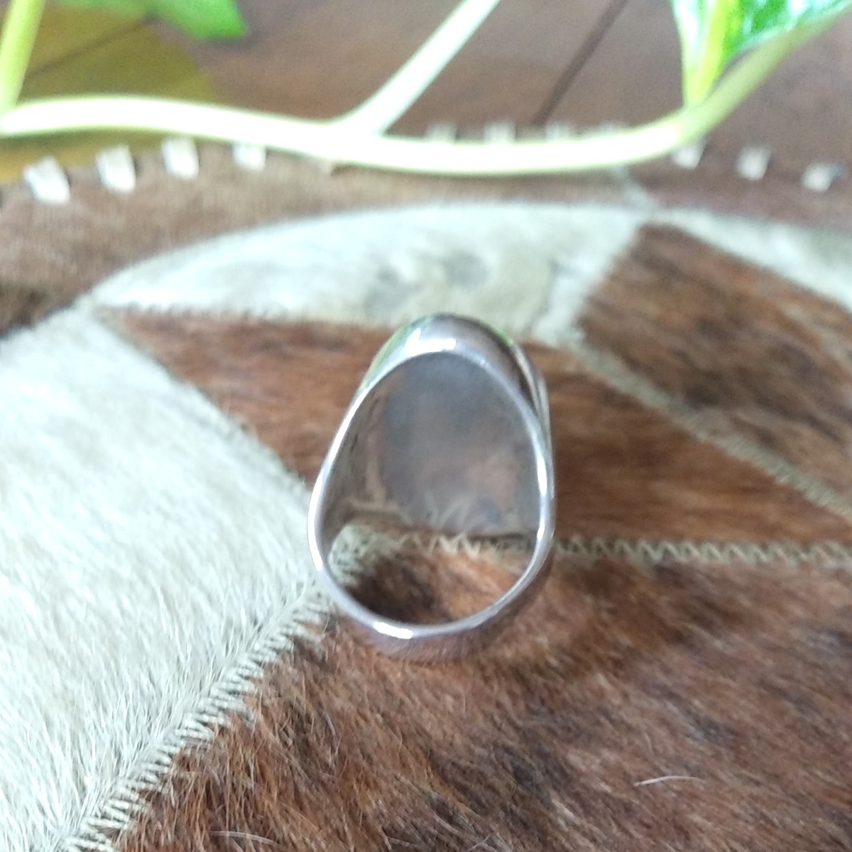 インディアンジュエリー シルバーリング ターコイズ SILVER