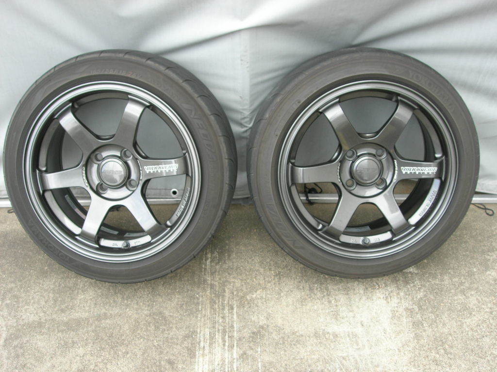 RAYS TE37 SONIC 15インチ7j+35 16インチ8j+35 4H/100 ガリ傷無し S660にて使用