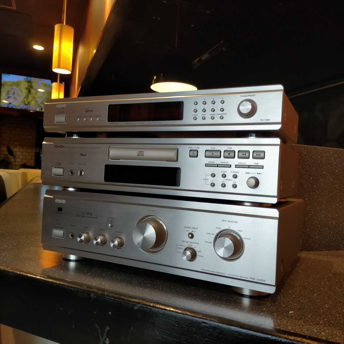 DENON/デノン】(プリメインアンプ pma-1500rⅡ)+(DVDプレーヤー DCD