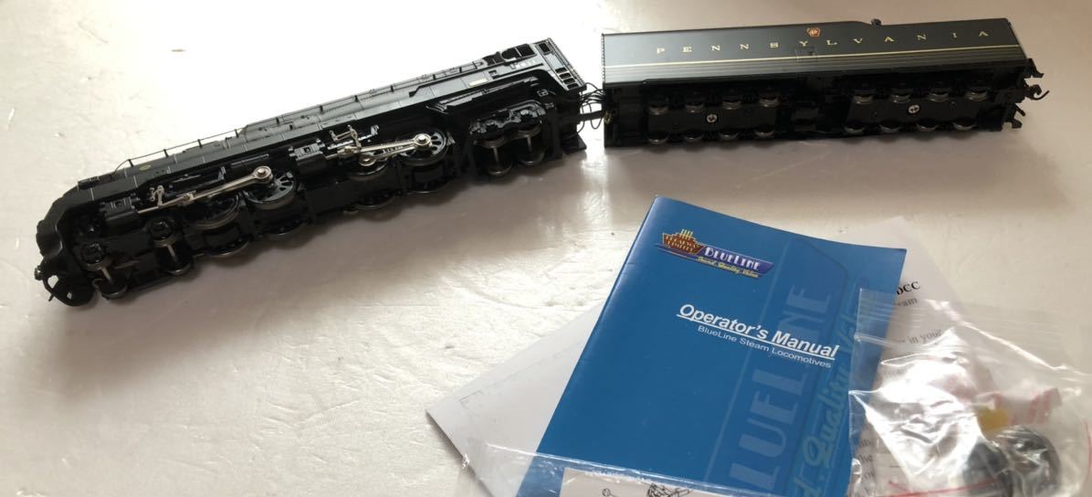 ブロードウェイリミテッドBroadwayLimited BLI Blueline プラ製HO DCC Ready サウンド　ペンシルベニア鉄道PRR T-1 箱無し　中古_画像8