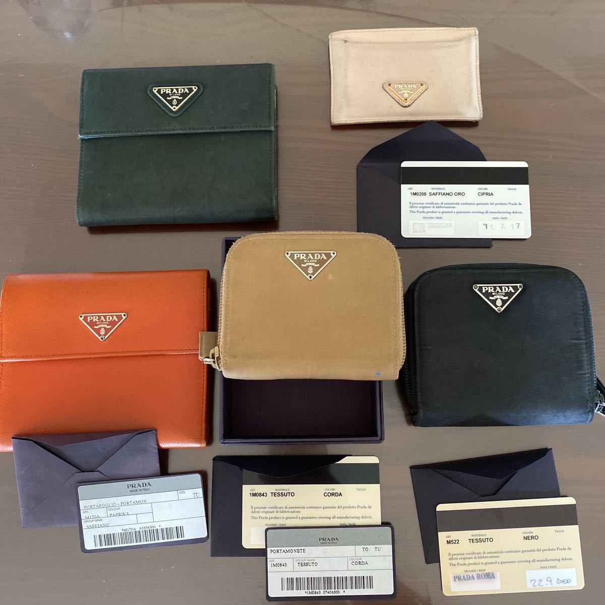 PRADA 折り財布 財布 長財布 カードケース まとめ売り プラダ メンズ レディース ユニセックス サファリアーノ product details  | Proxy bidding and ordering service for auctions and shopping within Japan  and the United States - Get the
