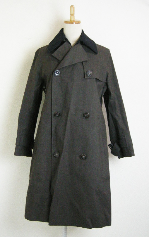 ■ y × mackintosh [Wise/yoji yamamoto × macintosh] Tea Row Based Trench Poat/3 ■