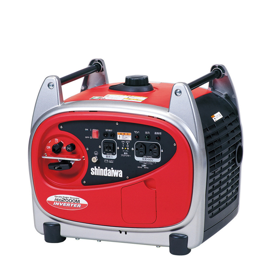 【オンラインショップ】 発電機 インバーター発電機 新ダイワ ガソリン IEG2000M-Y 2.0kVA 防音型 軽量 32kg やまびこ 発電機
