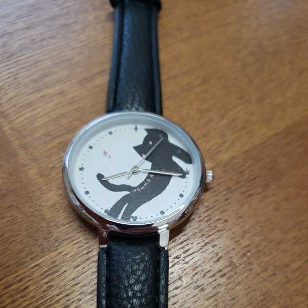 ツモリチサト 大きいサイズ 見やすくてかわいい 猫イラストの腕時計 レディース 3針 時 分 秒 売買されたオークション情報 Yahooの商品情報をアーカイブ公開 オークファン Aucfan Com