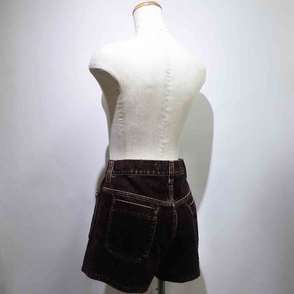 GUCCI Gucci short pants Inter locking 600456 pants cotton × polyurethane tea lady's [H172522099] unused 