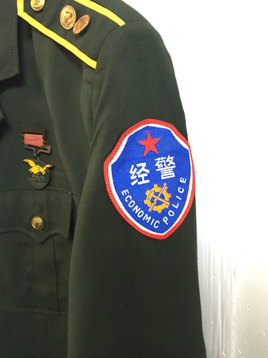 希少 中国公安局 警察官 制服 上着 ジャケット 中華人民軍 中国軍 特等