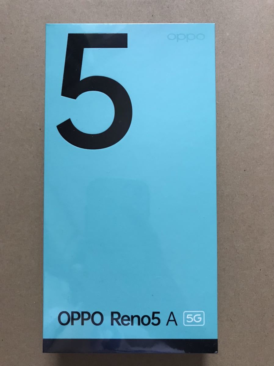 新品未開封 OPPO Reno5 A アイスブルー SIMフリー 未使用 送料込み