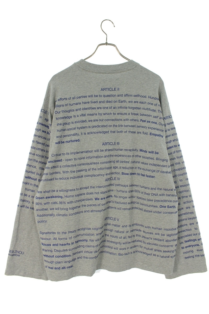 買得 XANDER ZHOU ザンダーゾウ ロンT Tシャツ/カットソー(七分/長袖 