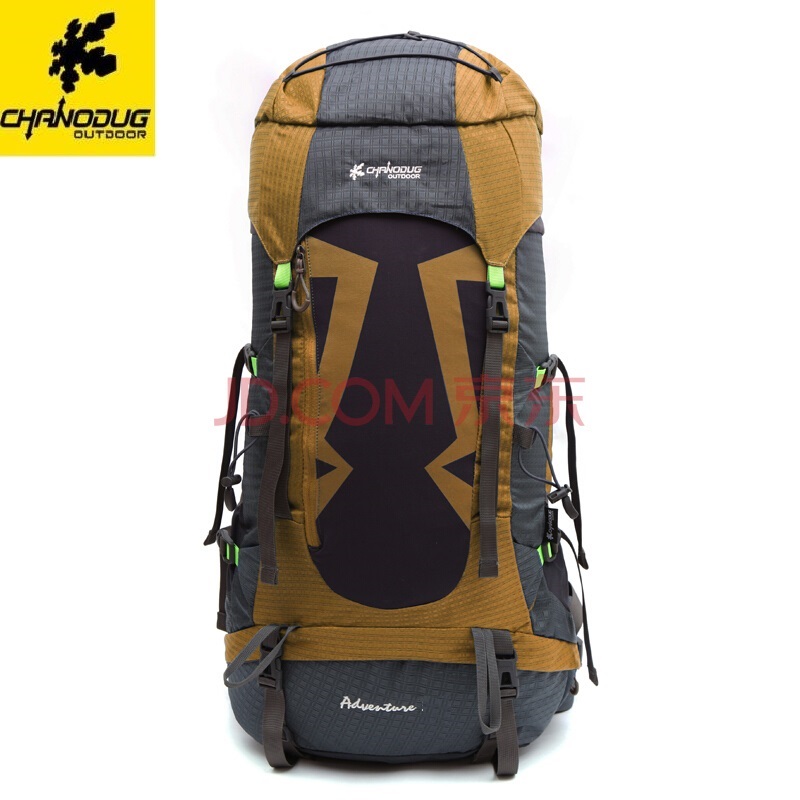 ★CHANODUG OUTDOOR★60Ｌ★バックパック★キャンピングバッグ★トレッキングバッグ★登山リュック★アウトドア★大容量★イエロー★５_画像1