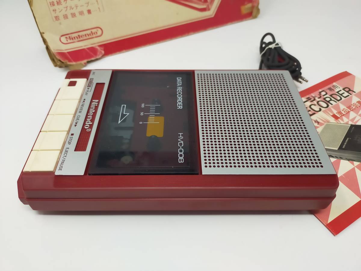 任天堂 ファミコン ファミリーベーシック データレコーダー HVC-008 ほぼ未使用 動作未確認 現状品