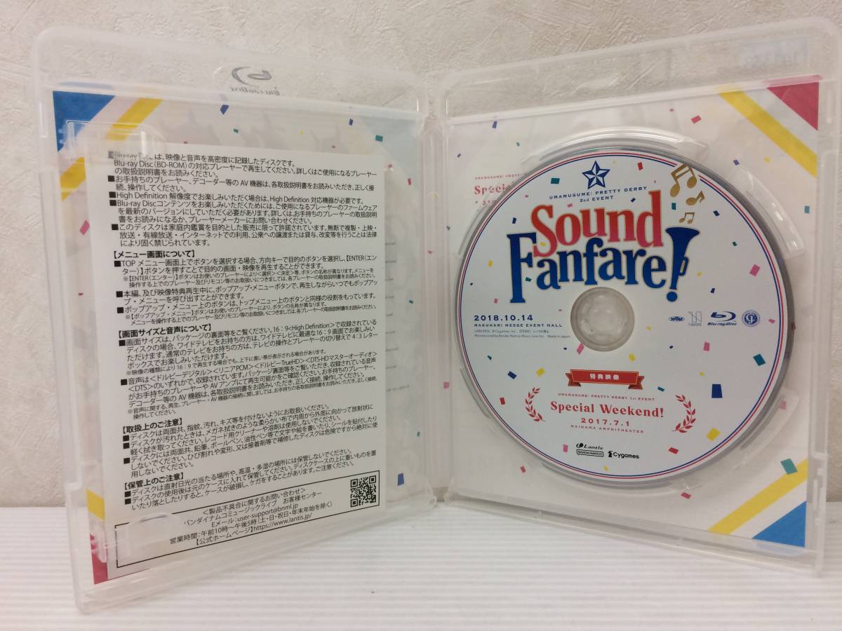 ◆ウマ娘 プリティーダービー 2nd EVENT Sｏｕｎｄ Fanfare! （Blu-ray）中古品 symd046519_画像4