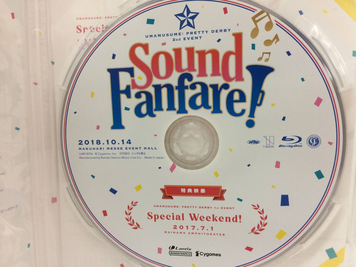 ◆ウマ娘 プリティーダービー 2nd EVENT Sｏｕｎｄ Fanfare! （Blu-ray）中古品 symd046519_画像5