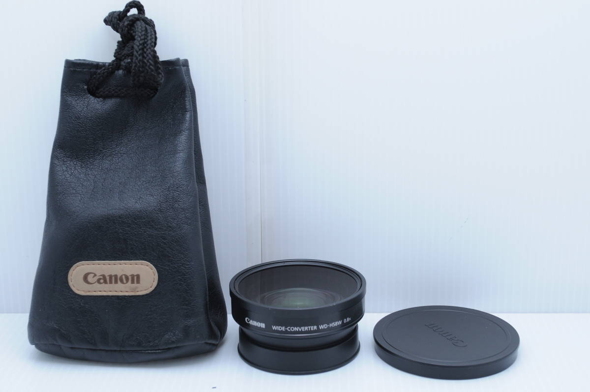 ☆極上品☆ Canon キヤノン ワイドコンバーター WD-H58W 4892B001 www