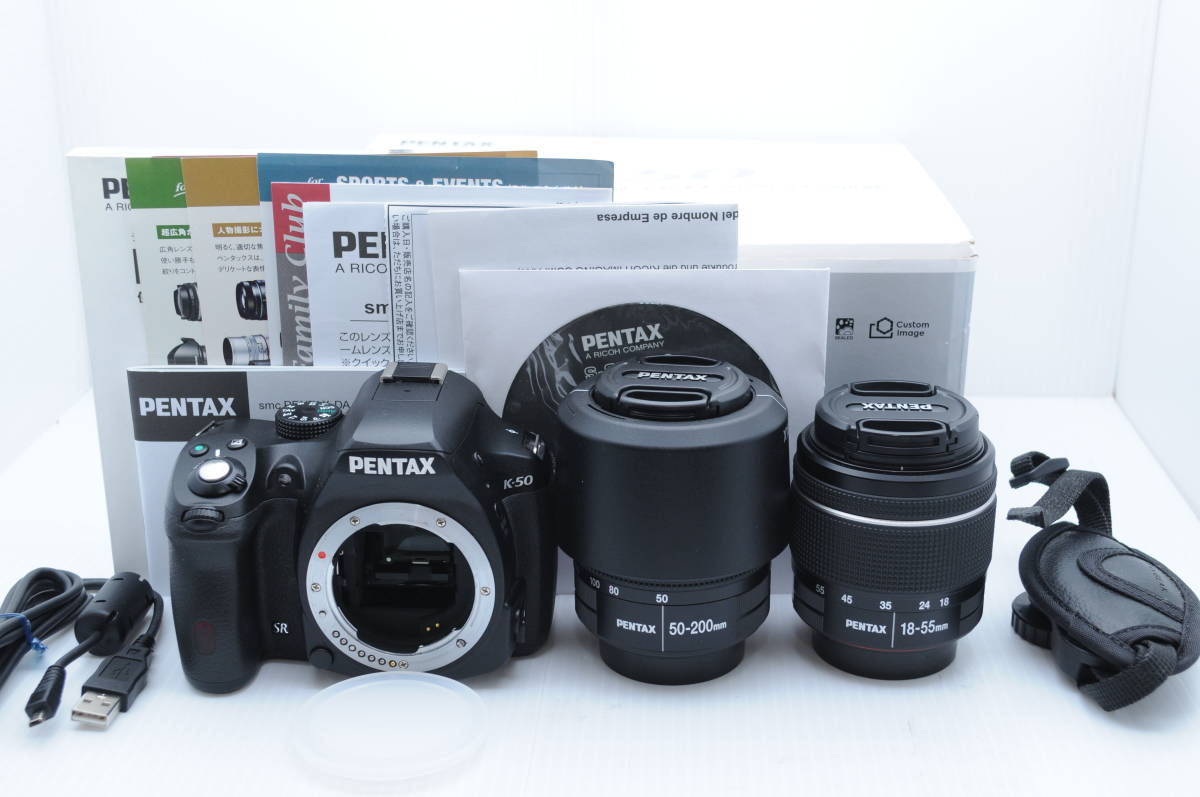 PENTAX K-50 レンズ(SIGMA 18-250)とその他付属品多数!-
