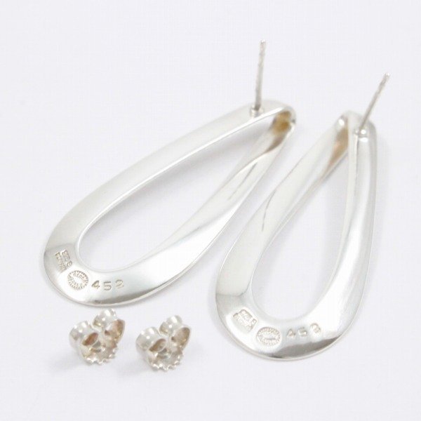 GEORG JENSEN ジョージジェンセン 452 インフィニティ ピアス シルバー