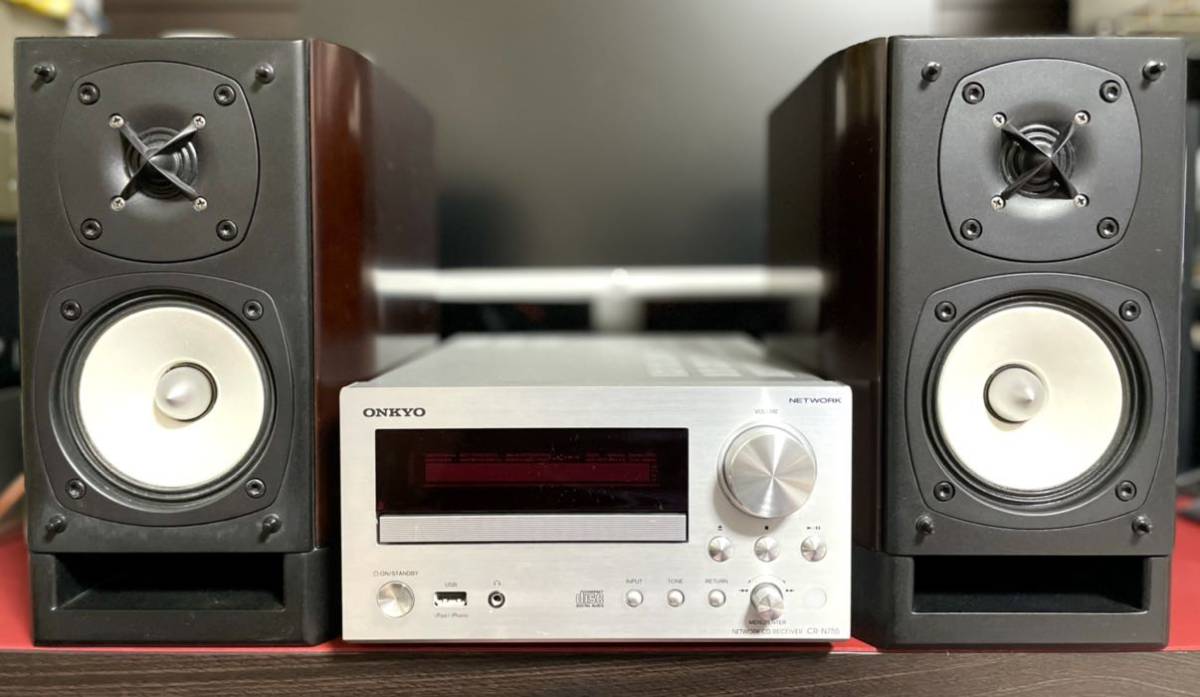 動作品】ONKYO CR- N755 D-112EXT CDレシーバー-