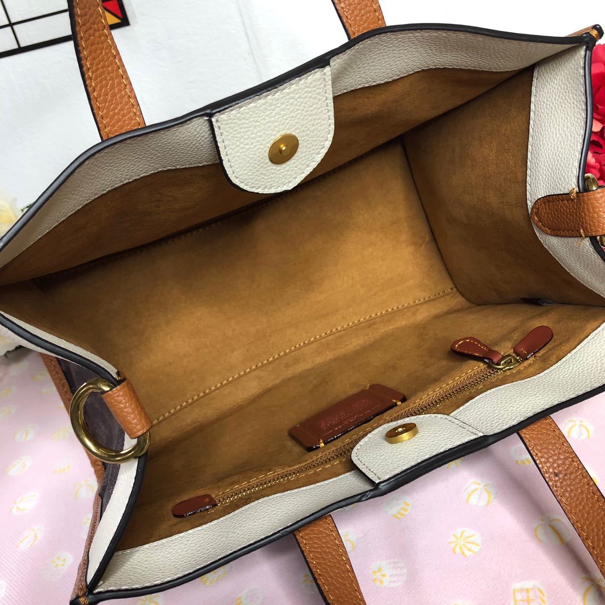 COACH トートバッグ ショルダーバッグ ホースアンドキャリッジ
