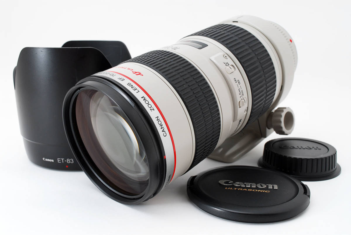 キャノン Canon ZOOM LENS EF 70-200mm F2.8L USM 付属品多数 動作良好