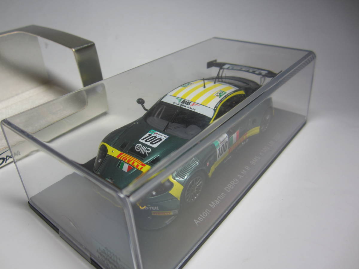 即決 スパーク 1/43 アストンマーチン DBR9 A.M.R BMS 2007年ルマン24h №100 F・バビーズ／J・デイビス／M・マルセッリ_画像3