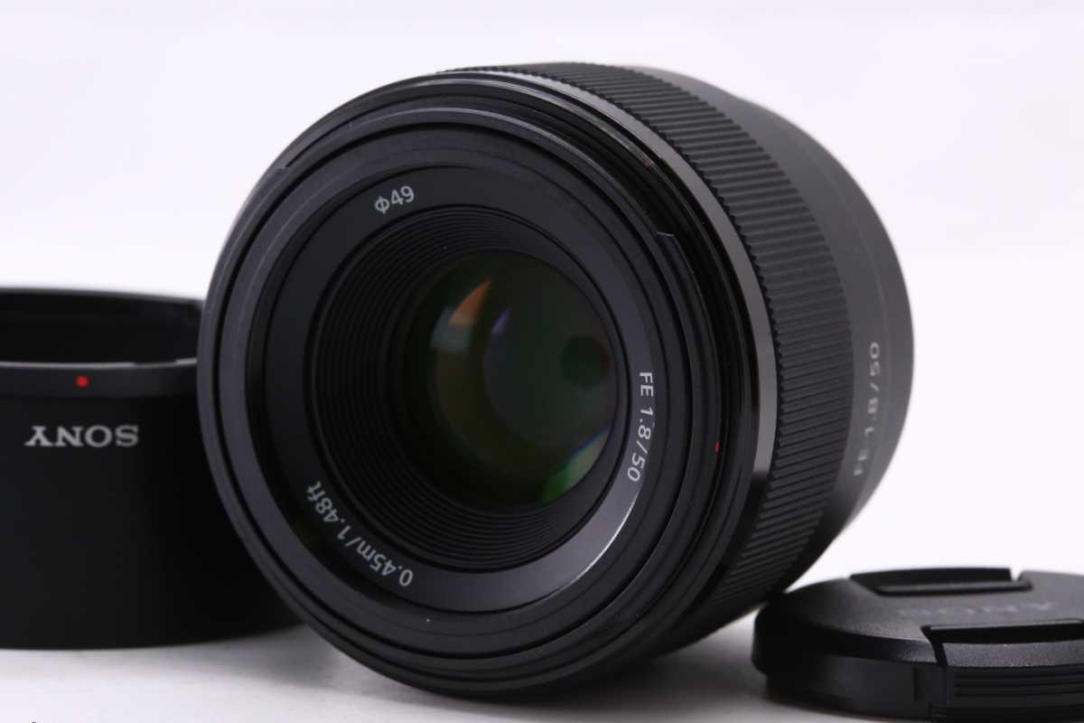 ☆極上美品☆ ソニー Sony FE 50mm F1.8 Lens E Mount SEL50F18F #6296