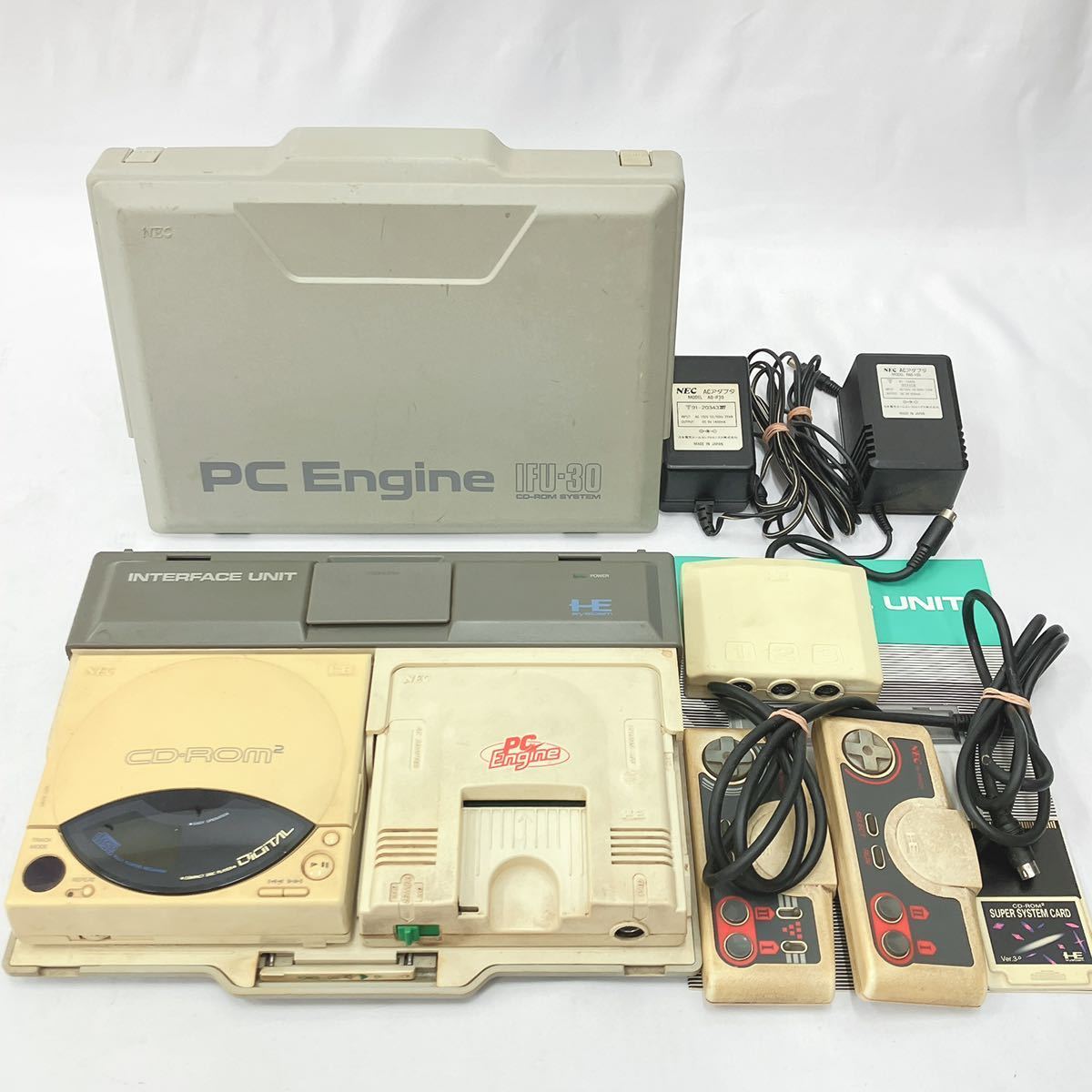 修理済 PCE PCエンジン CD-ROM2 システム CDR-30A 本体 