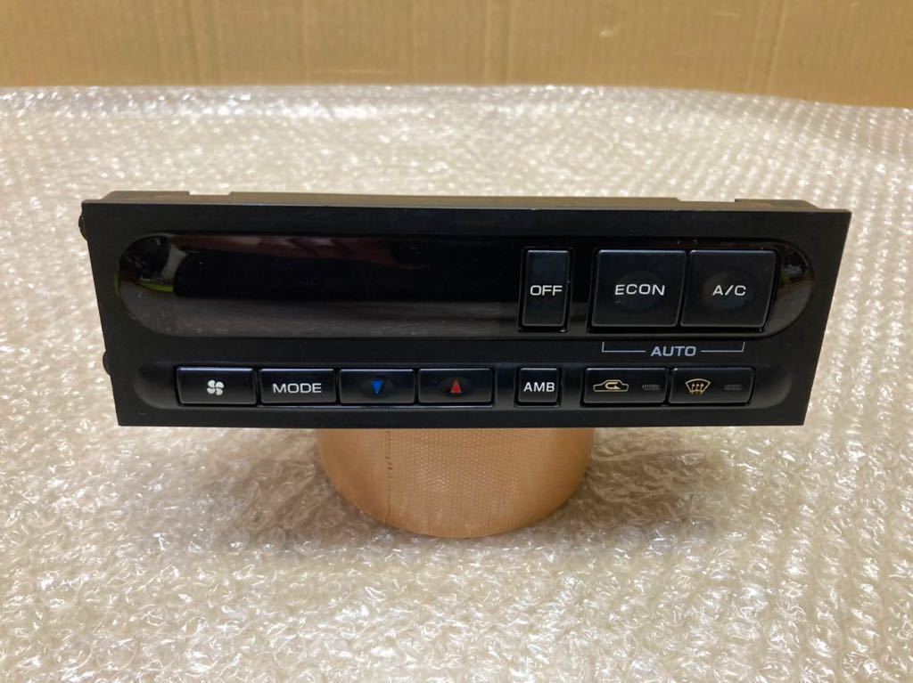 動作OK R32 スカイライン 日産純正 エアコンパネル BNR32 HCR32 GT-R