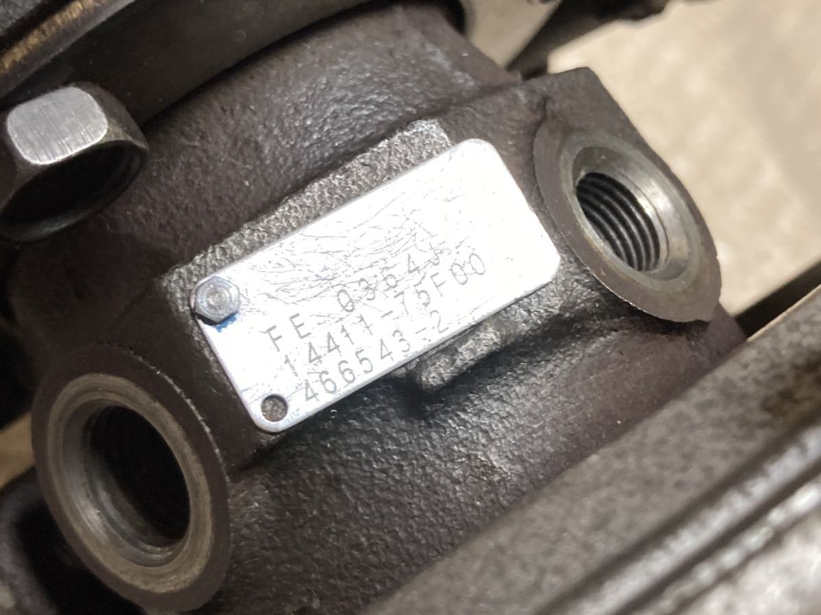 程度OK 希少 S15 シルビア 後期 MT 純正 メタルタービン 14411 程度OK 希少 S15 シルビア 後期 MT 純正 メタルタービン 14411