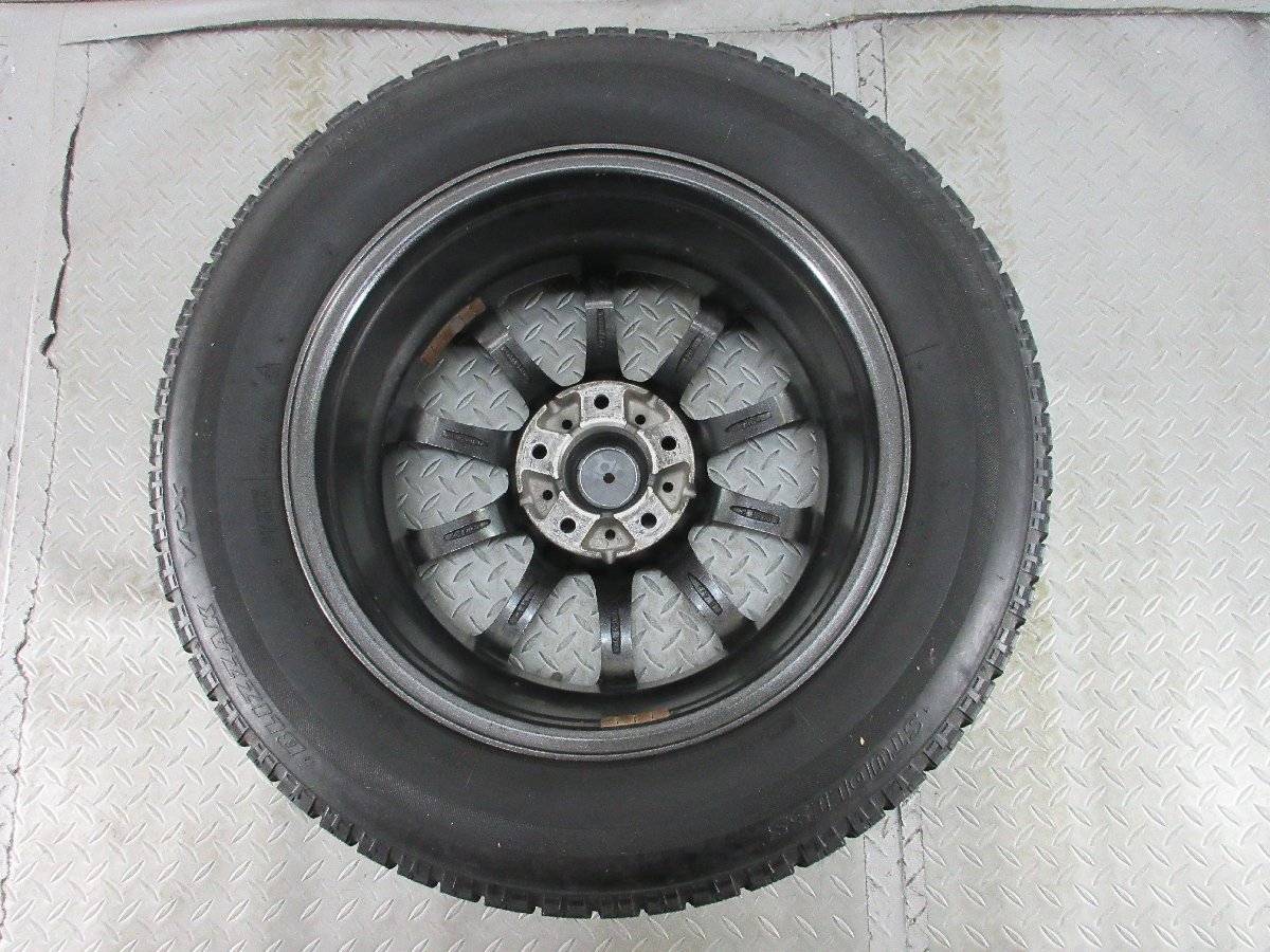 ■中古タイヤホイール■　SCHNEIDER A-TECH 16インチ 6.5J +38 5H 114.3 BRIDGESTONE VRX 205/60R16 92Q プリウス 激安 送料無料 J118_ガンメタ系