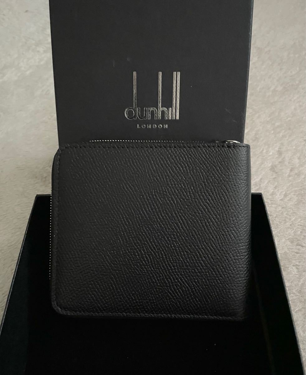 ダンヒル dunhill カドガン 二つ折り ラウンドファスナー 財布