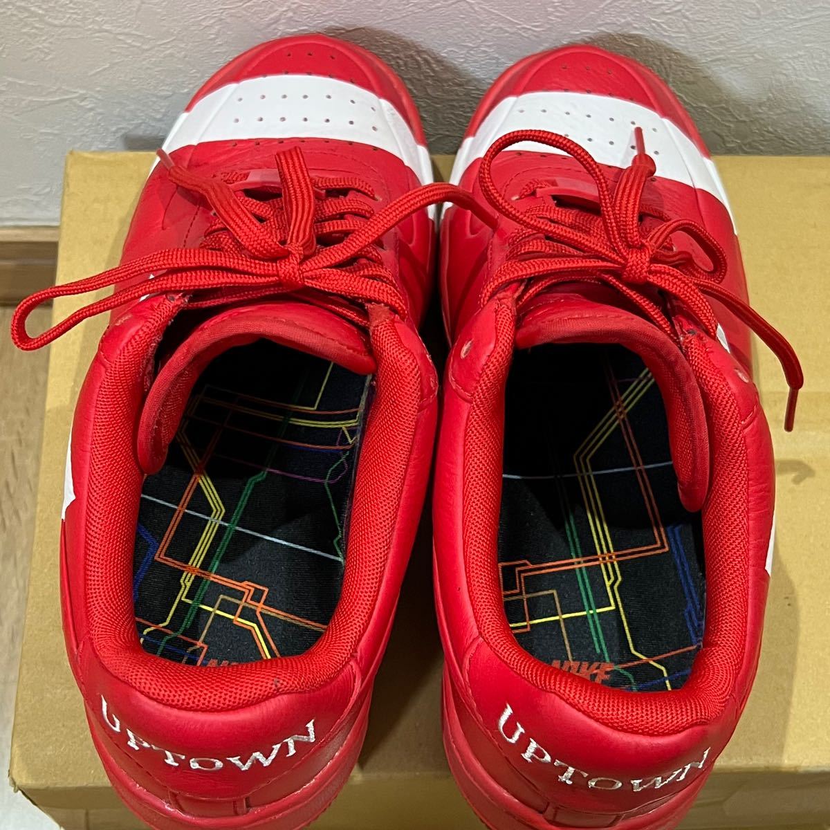 ナイキ ウィメンズ AF1 NIKE WMNS AF1 UPSTEP LX university red