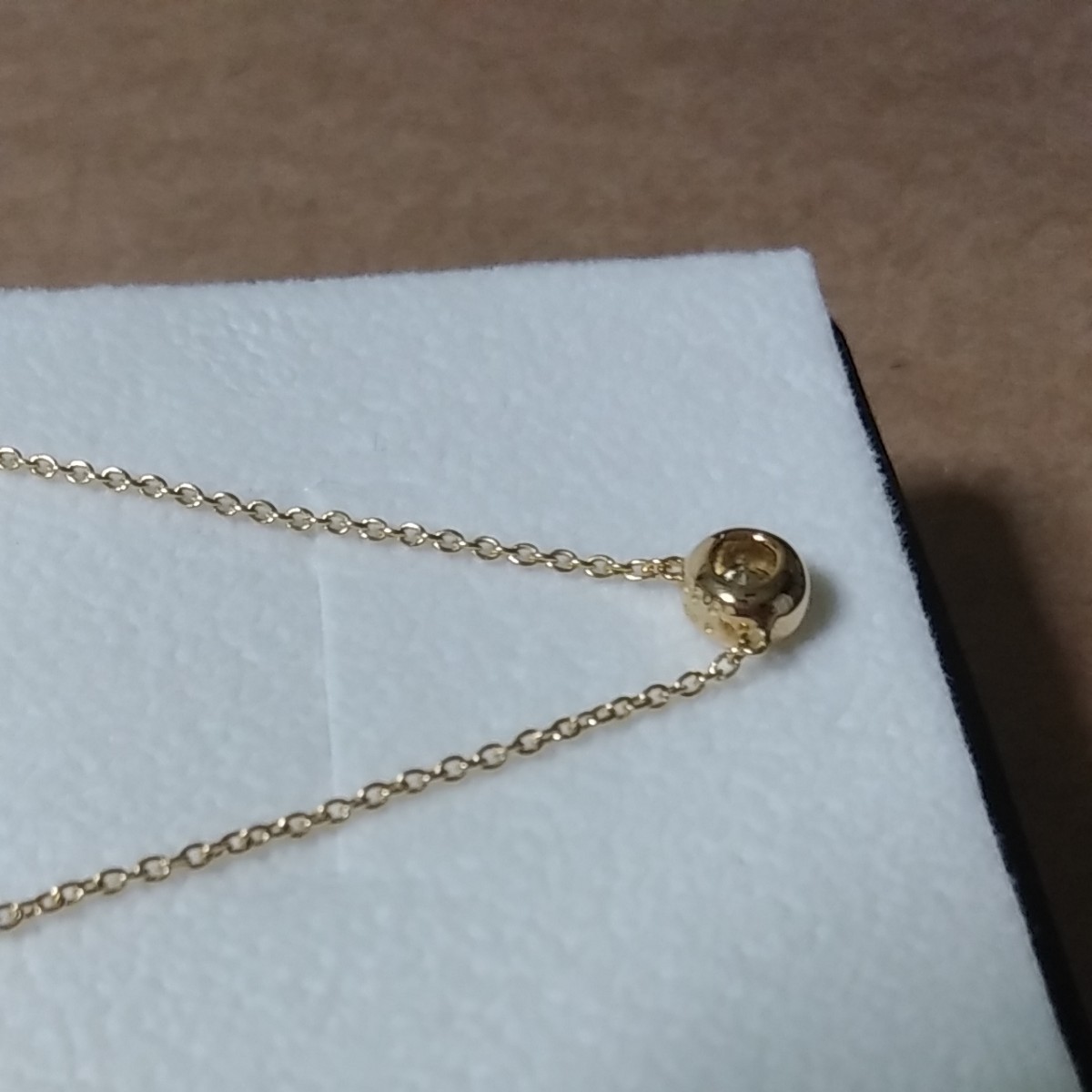 K18 イエローゴールド ダイヤモンドネックレス(0.2ct) ESTELLE