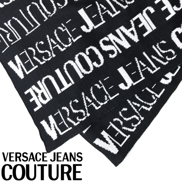 残りわずか】 ヴェルサーチェ ベルサーチ マフラー COUTURE JEANS