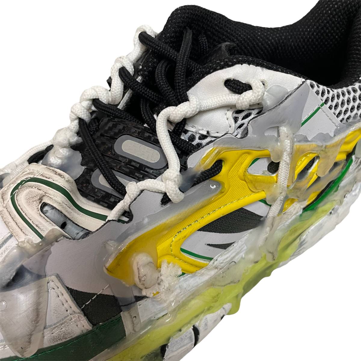MAISON MARGIELA メゾン マルジェラ FUSION SNEAKER フュージョン スニーカー 42 ボンド 汚れ加工 割引50% マルジェラ fusion スニーカー 42 margiela maison スニーカー