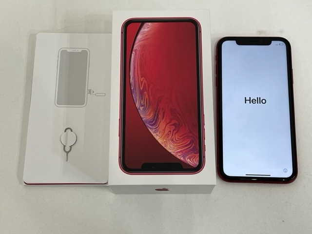 8296】iPhone XR au (PRODUCT)RED 128GB IMEI:357376091079627 8296】iPhone XR au (PRODUCT)RED 128GB IMEI:357376091079627