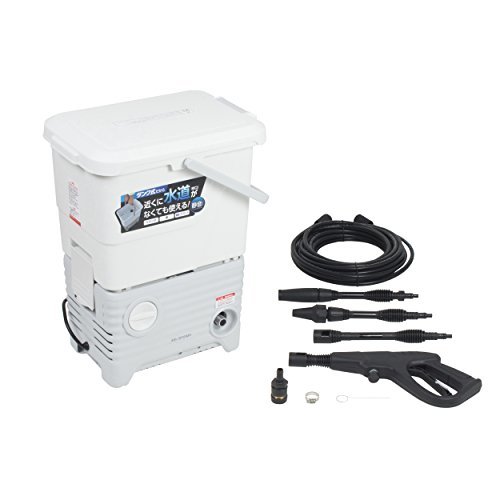 単品 電源 アイリスオーヤマ 高圧洗浄機 サイレント 温水対応 タンク式 場所を選ばす使用可能 SBT-512N_画像2