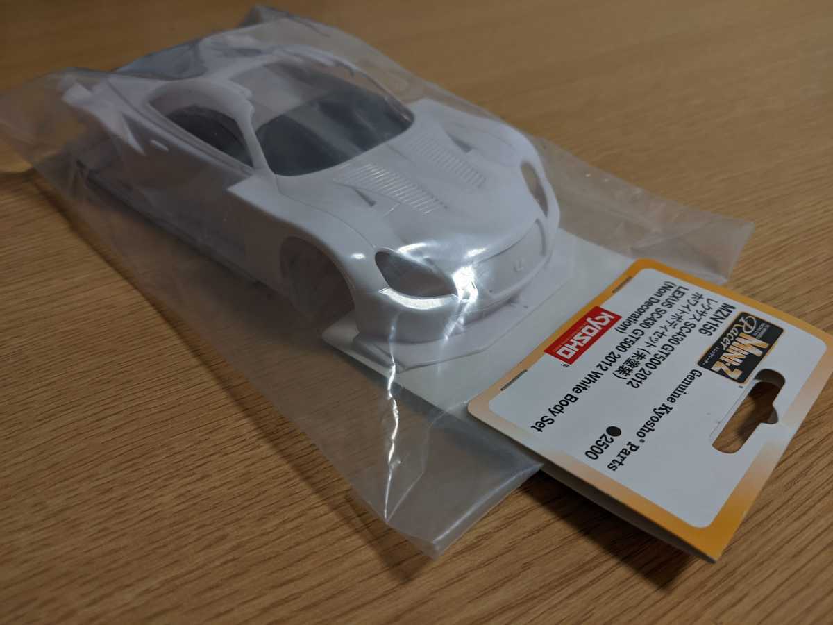 未使用　京商　ミニッツ　レクサス　SC430　GT500　2012　ホワイトボディセット　MZN156
