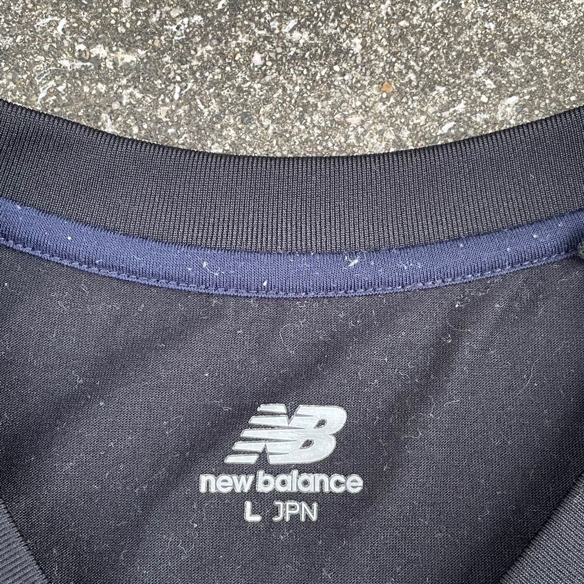 new balance ニューバランス　半袖Tシャツ　黒　ロゴTシャツ　スポーツ　スポーツウェア　メンズ　L