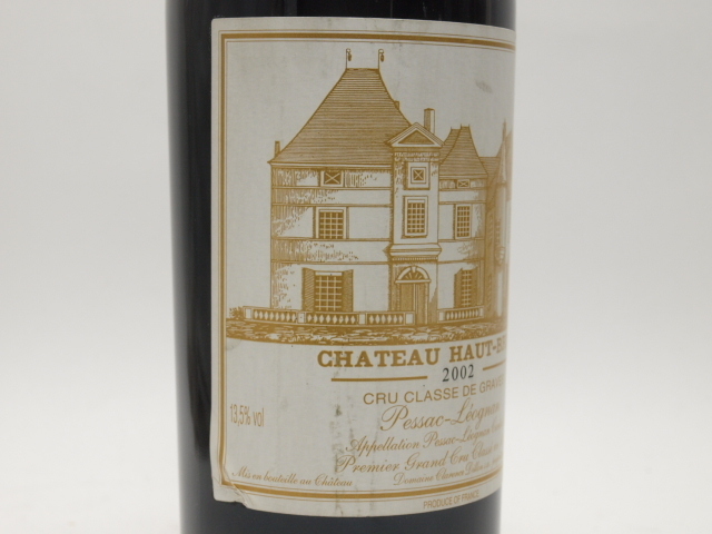 Chateau Haut Brion シャトー オー ブリオン 2002年 750ml☆AG163