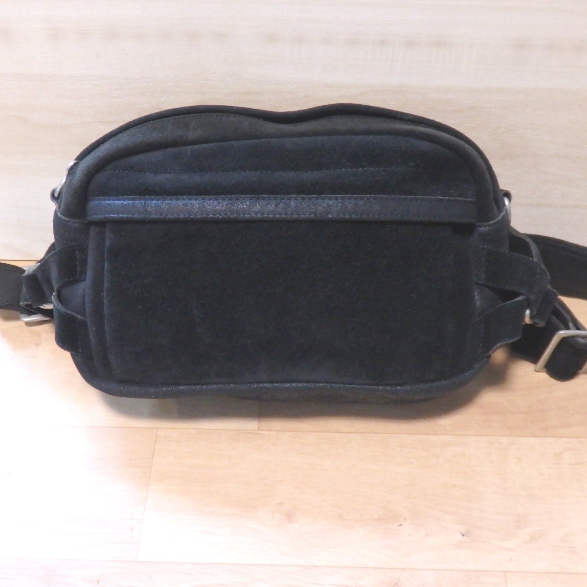 PORTER】WAX ショルダーバッグ ブラック スエード 90s 希少-