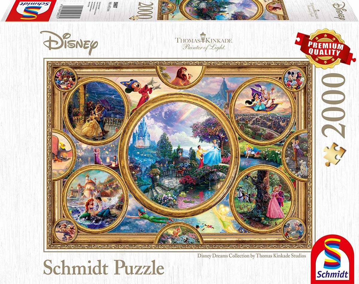 SD 59607 2000ピース ジグソーパズル ドイツ発売 ディズニー Thomas Kinkade, Disney Dreams Collection