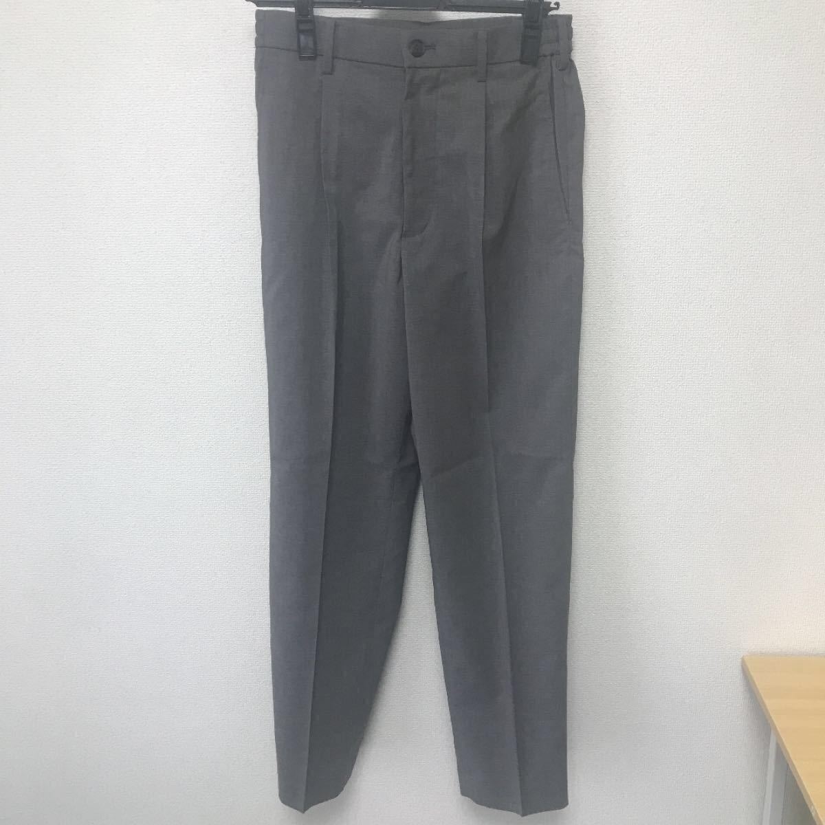 UNIQLOタックテーパードパンツ gray XSサイズ 新品 スラックス UNIQLOタックテーパードパンツ gray XSサイズ 新品 スラックス