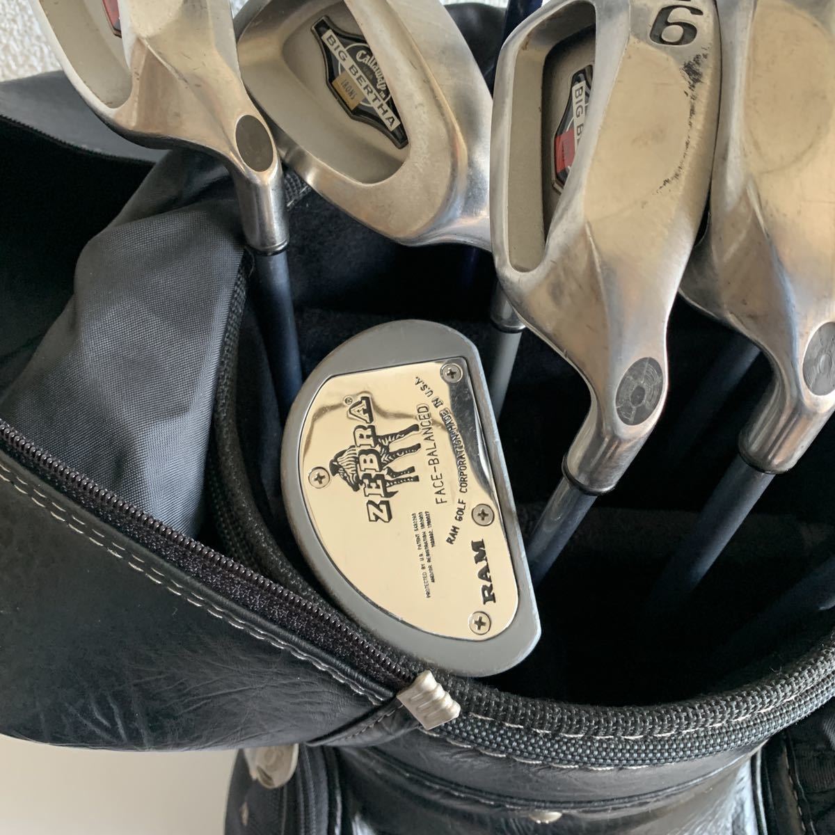 送料込み Callaway メンズ ゴルフクラブセット キャロウェイ 黒 ブラック 宅配袋おまけ付き キャディーバッグセット ゴルフ クラブ